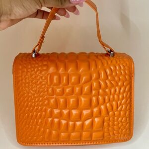 Croc Satchel Bag